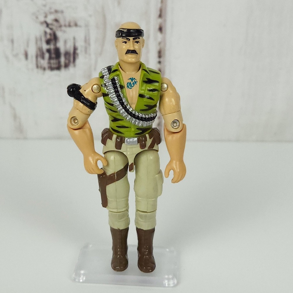 GI Joe Gung Ho Action Figure 3.75" Green Good 1992 Vintage ARAH Hasbro